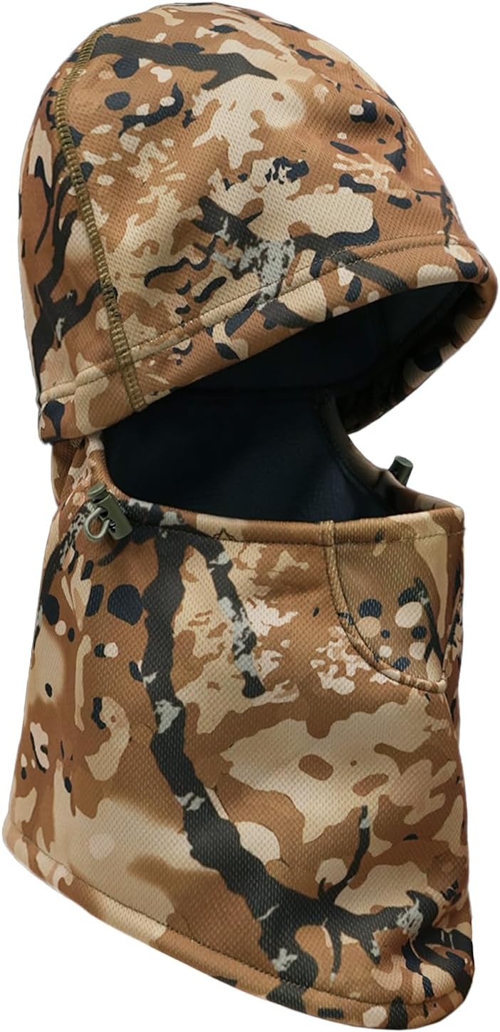 LOOGU Camo Balaclava for Hunting, Winter Balaclava Face Mask with Fleece
