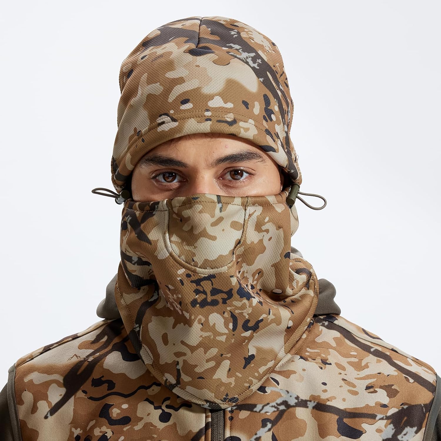 LOOGU Camo Balaclava for Hunting, Winter Balaclava Face Mask with Fleece