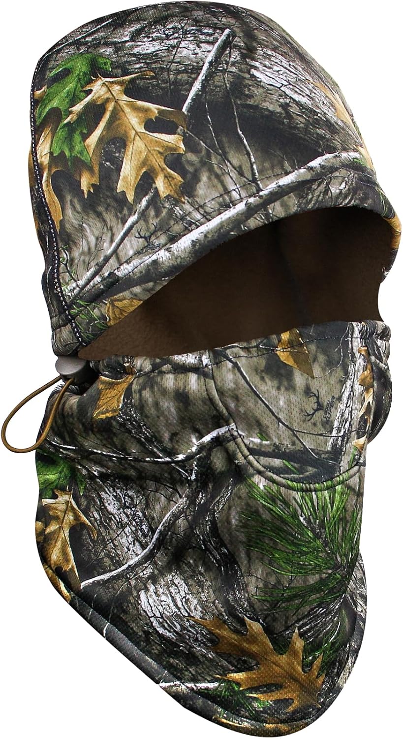LOOGU Camo Balaclava for Hunting, Winter Balaclava Face Mask with Fleece